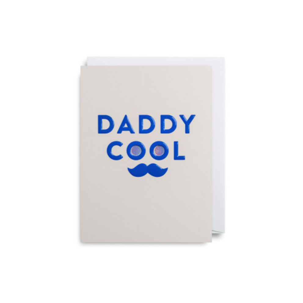 Mini-Klappkarte Text: Daddy Cool