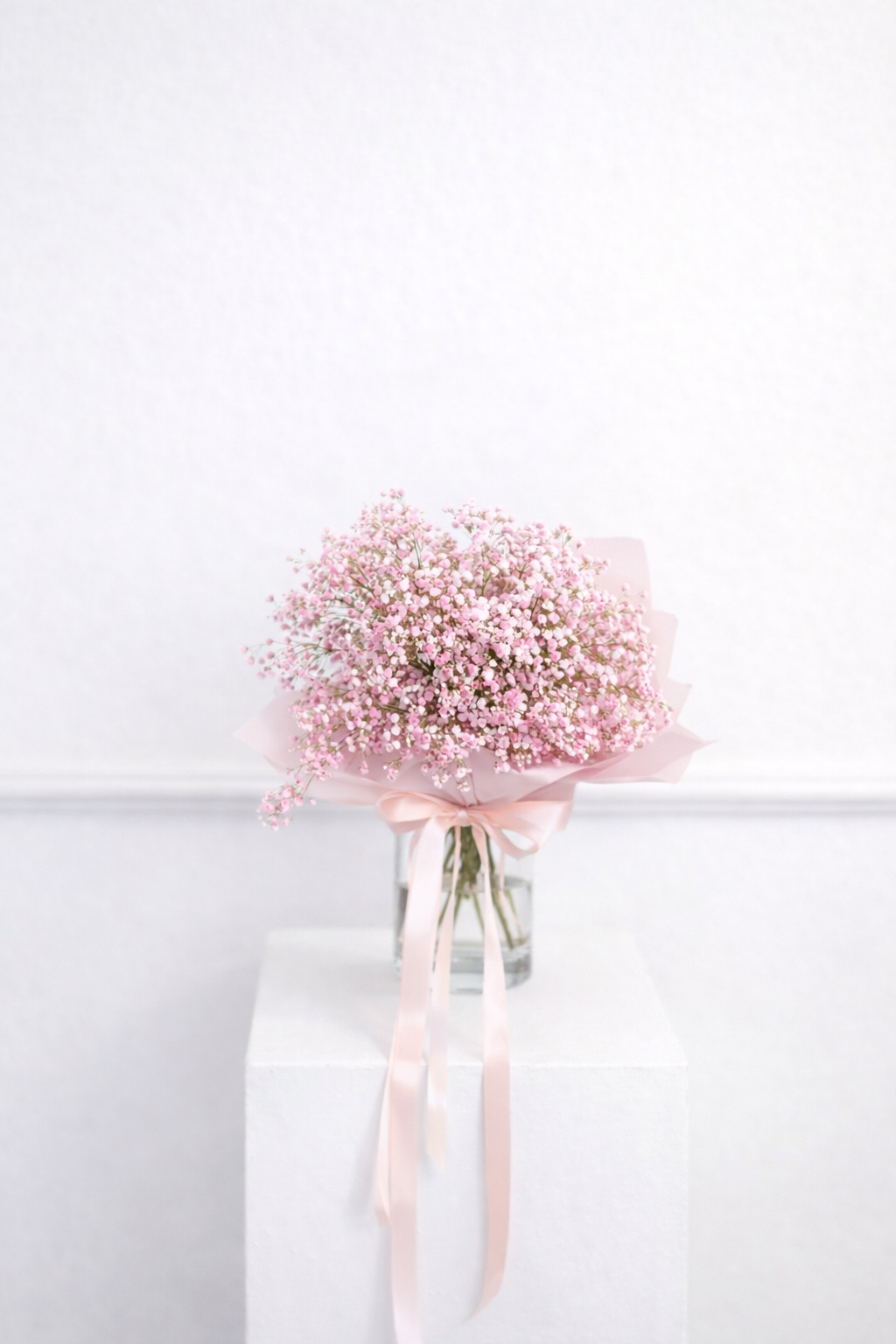 Pickup-Collection: Monobouquet Rosa Schleierkraut