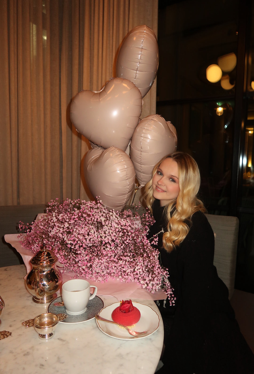 Pickup-Collection: Monobouquet Rosa Schleierkraut