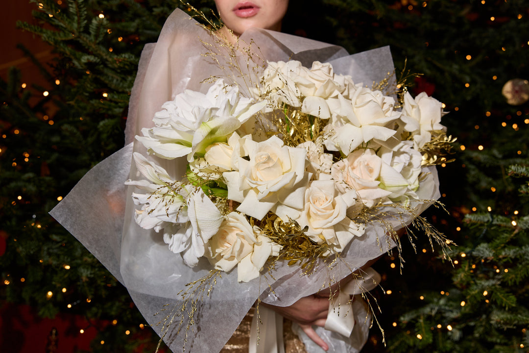 Frischblumen white christmas