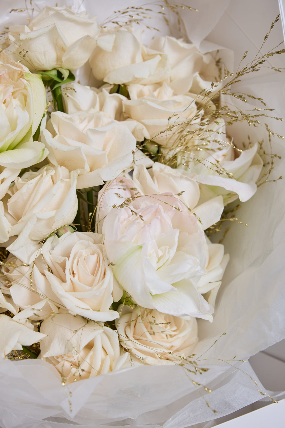 Frischblumen white christmas