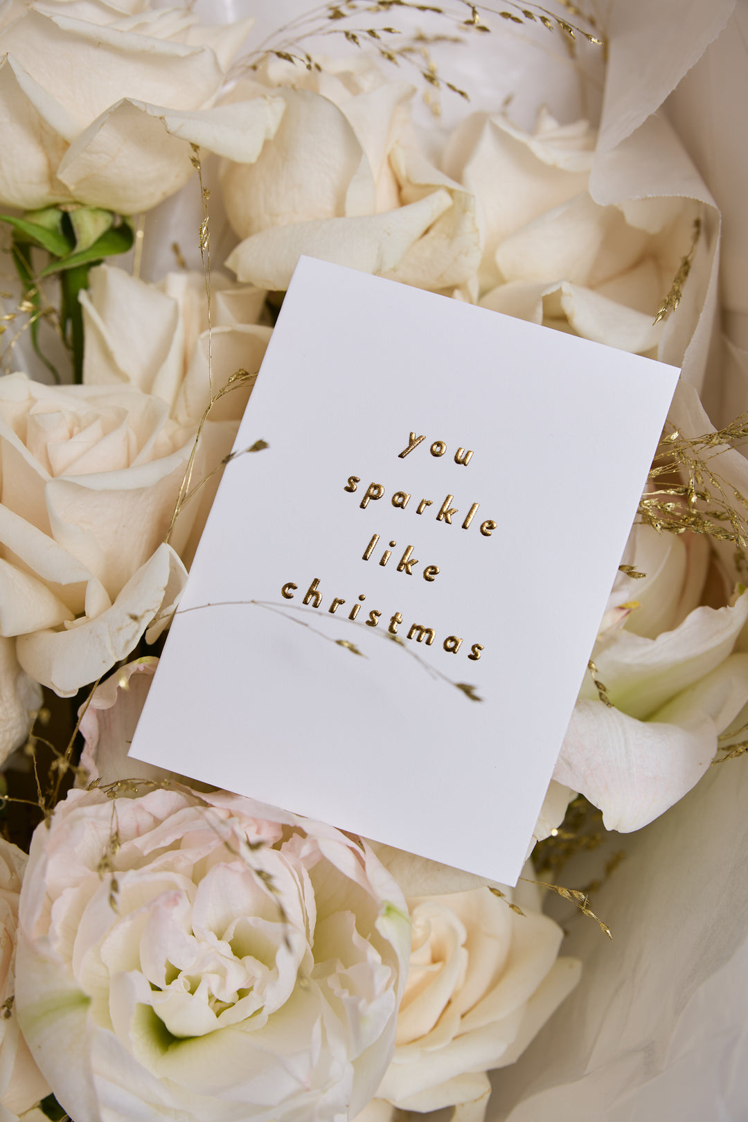 Frischblumen white christmas