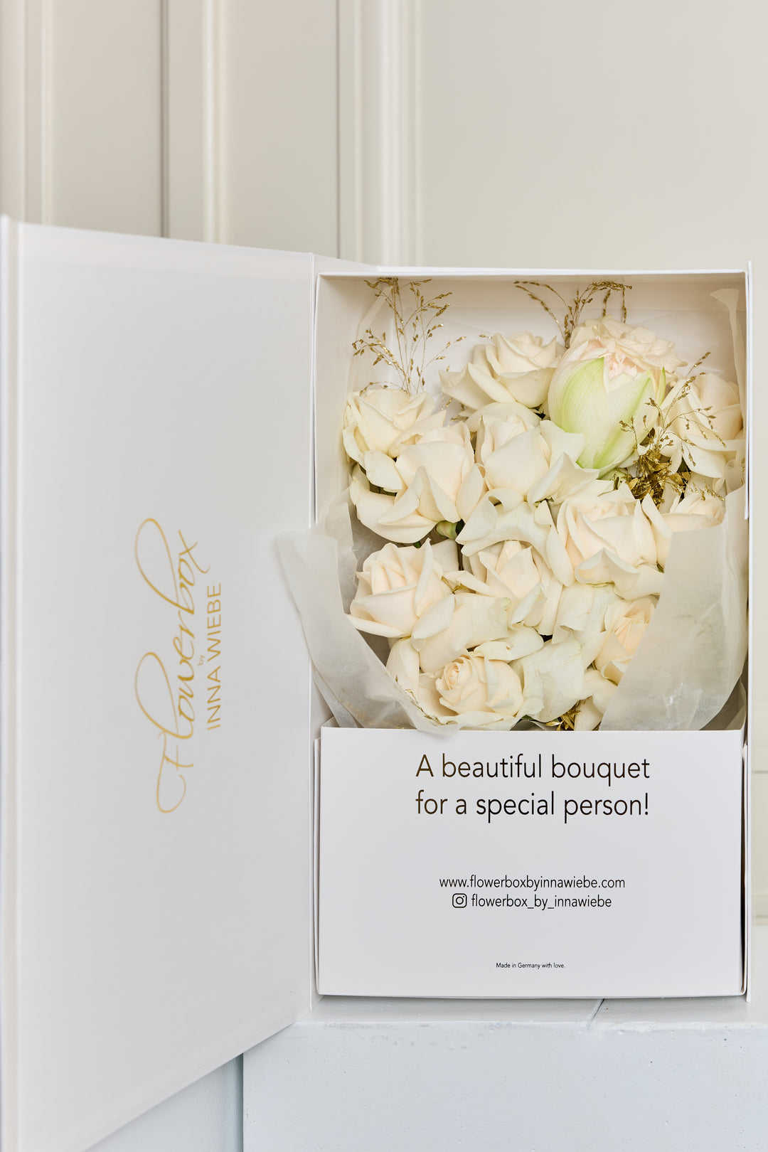 Frischblumen white christmas