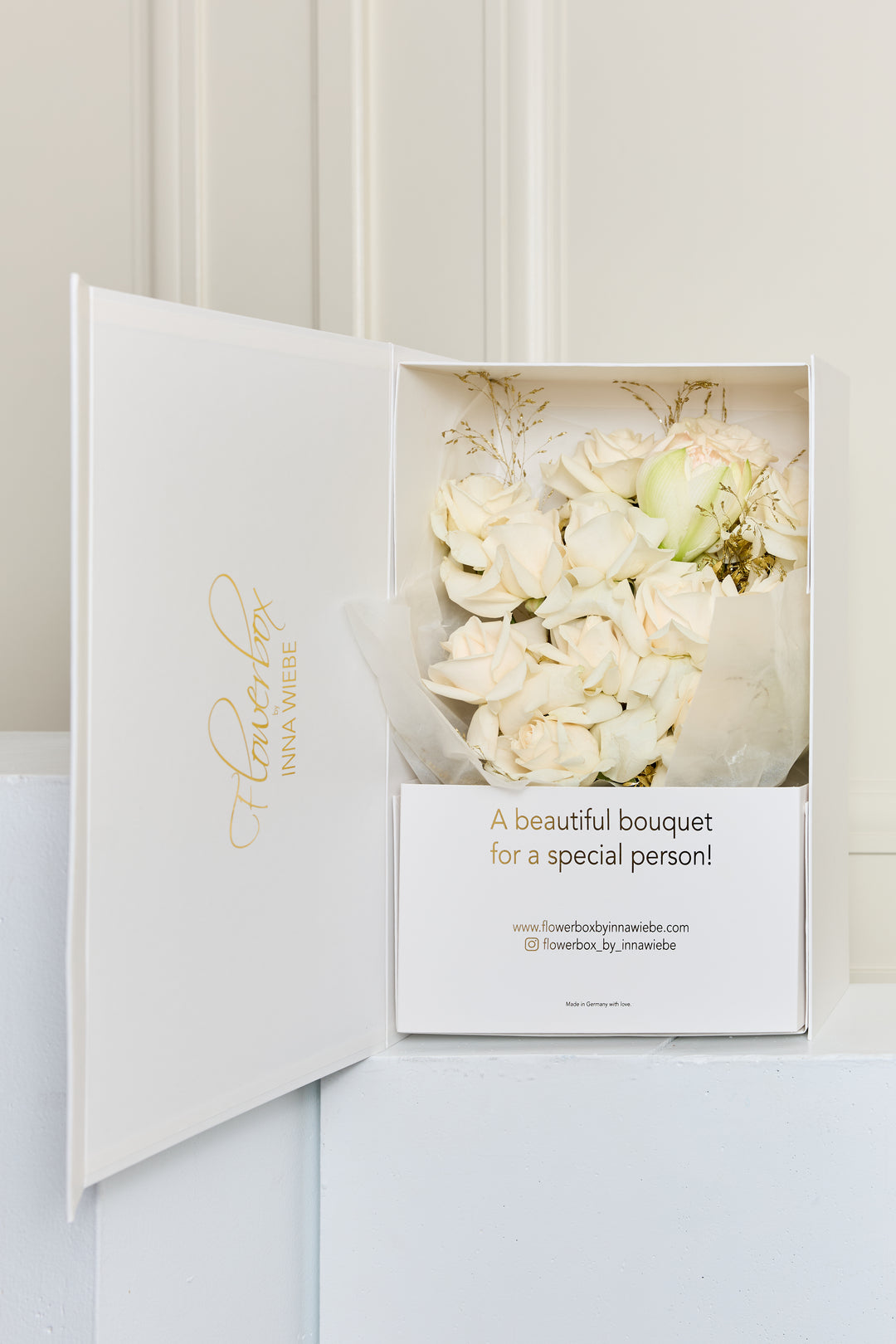 Frischblumen white christmas