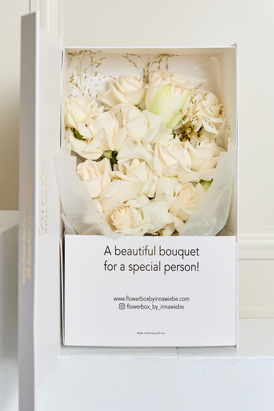 Frischblumen white christmas